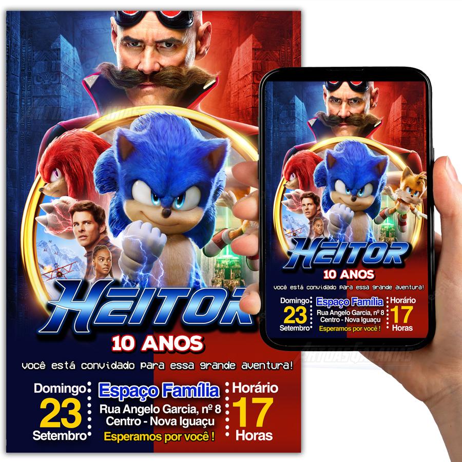 Convite Digital Sonic