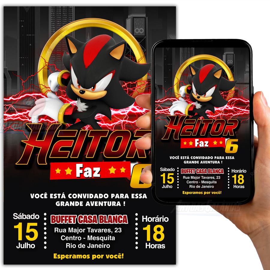 Convite Digital Shadow Sonic