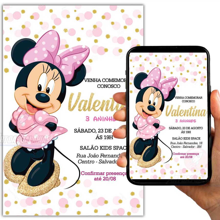 Convite Digital Minnie