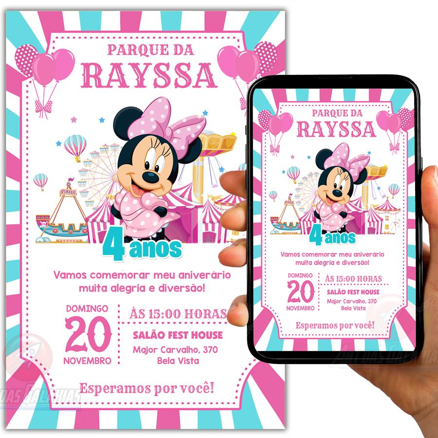 Convite Digital Minnie