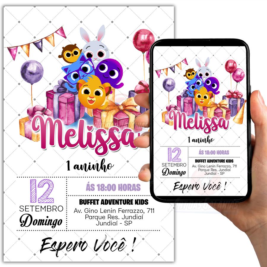 Convite Digital Bolofofos