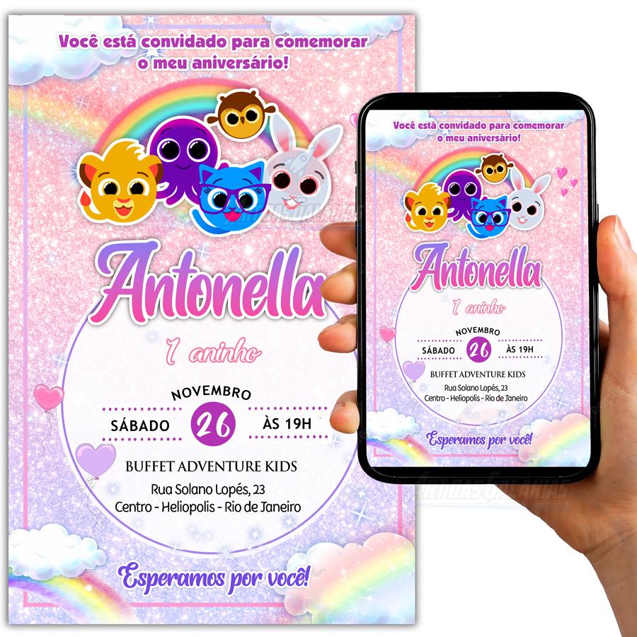 Convite Digital Bolofofos