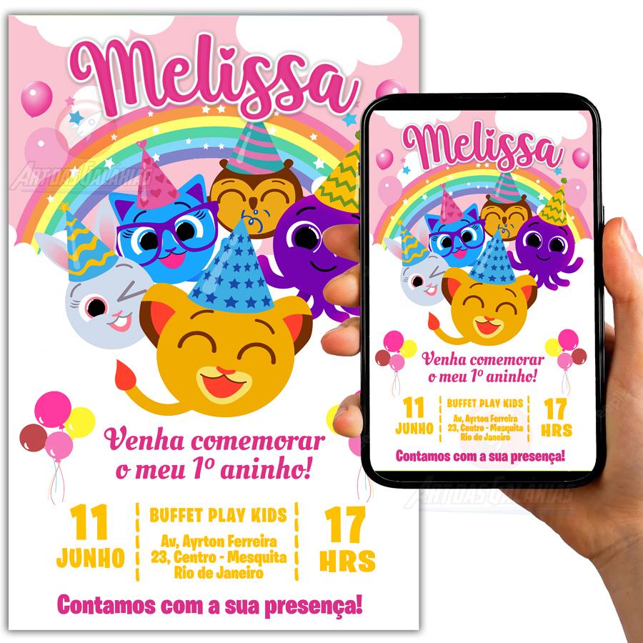 Convite Digital Bolofofos