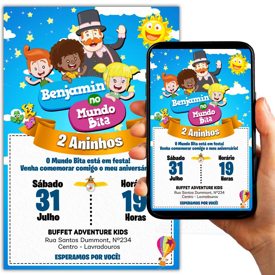 Convite Digital Mundo Bita