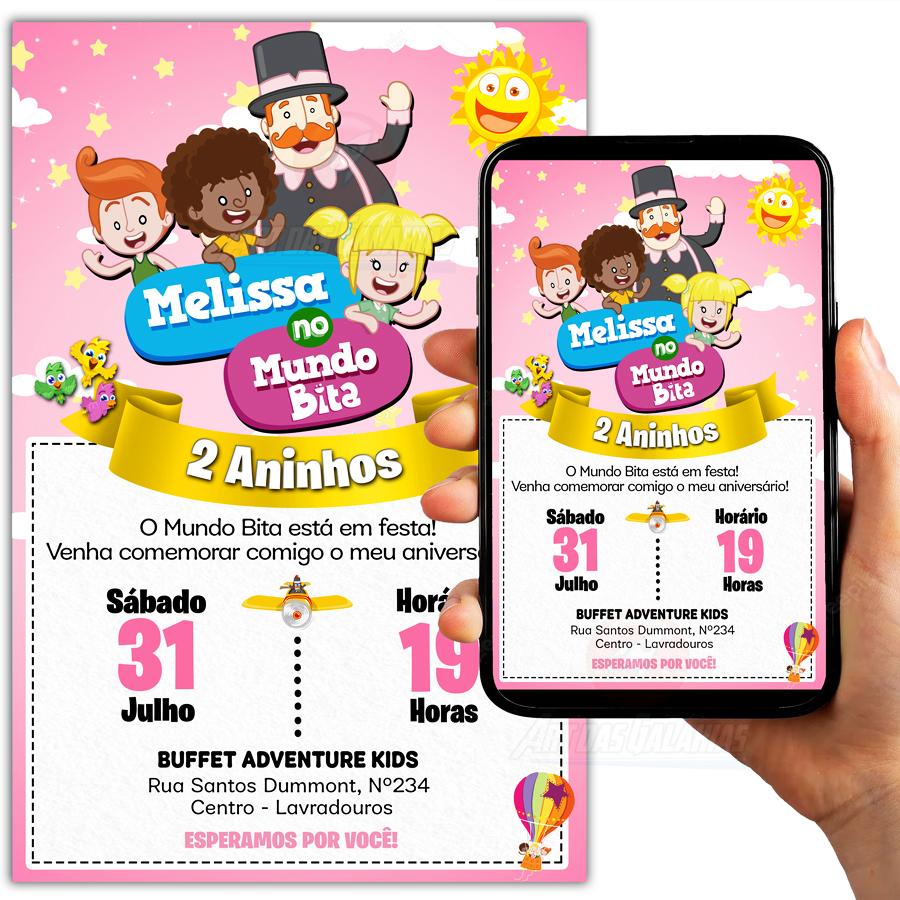 Convite Digital Mundo Bita