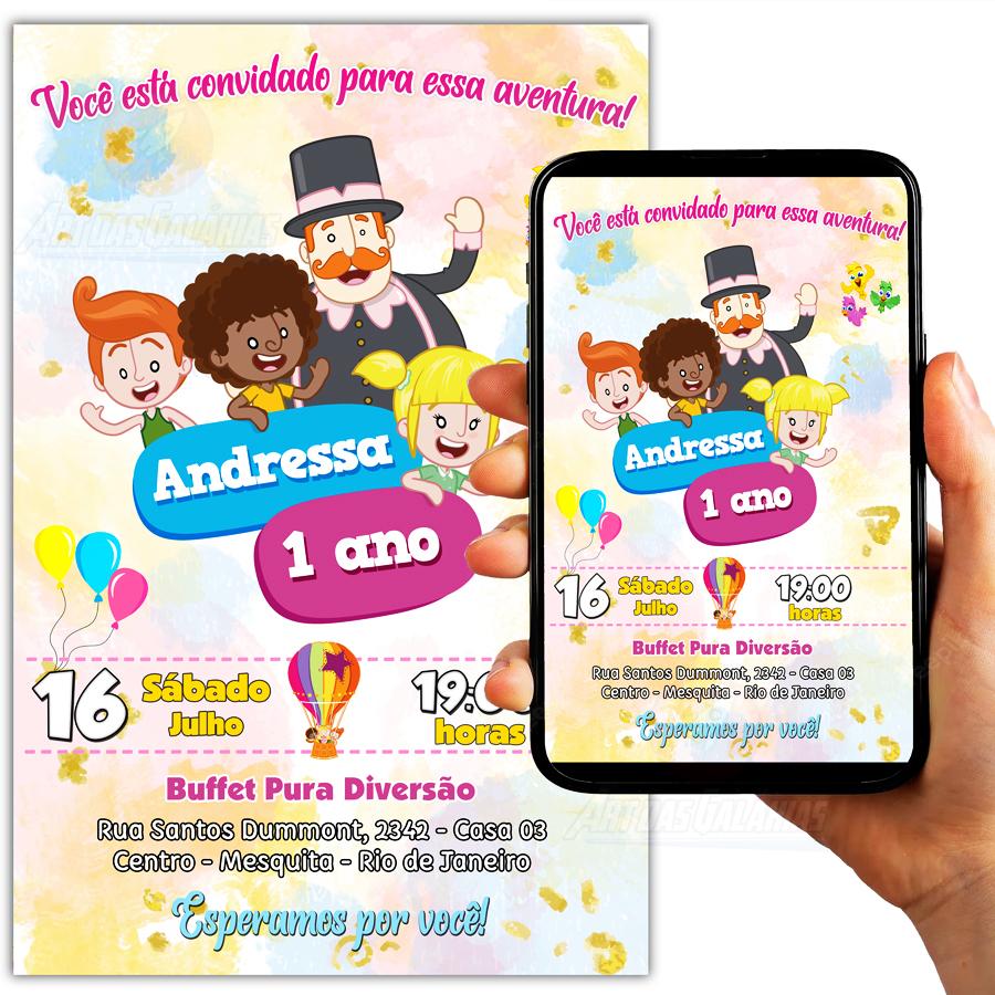 Convite Digital Mundo Bita