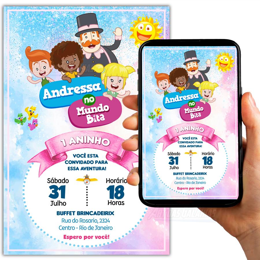 Convite Digital Mundo Bita