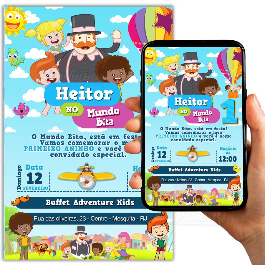 Convite Digital Mundo Bita