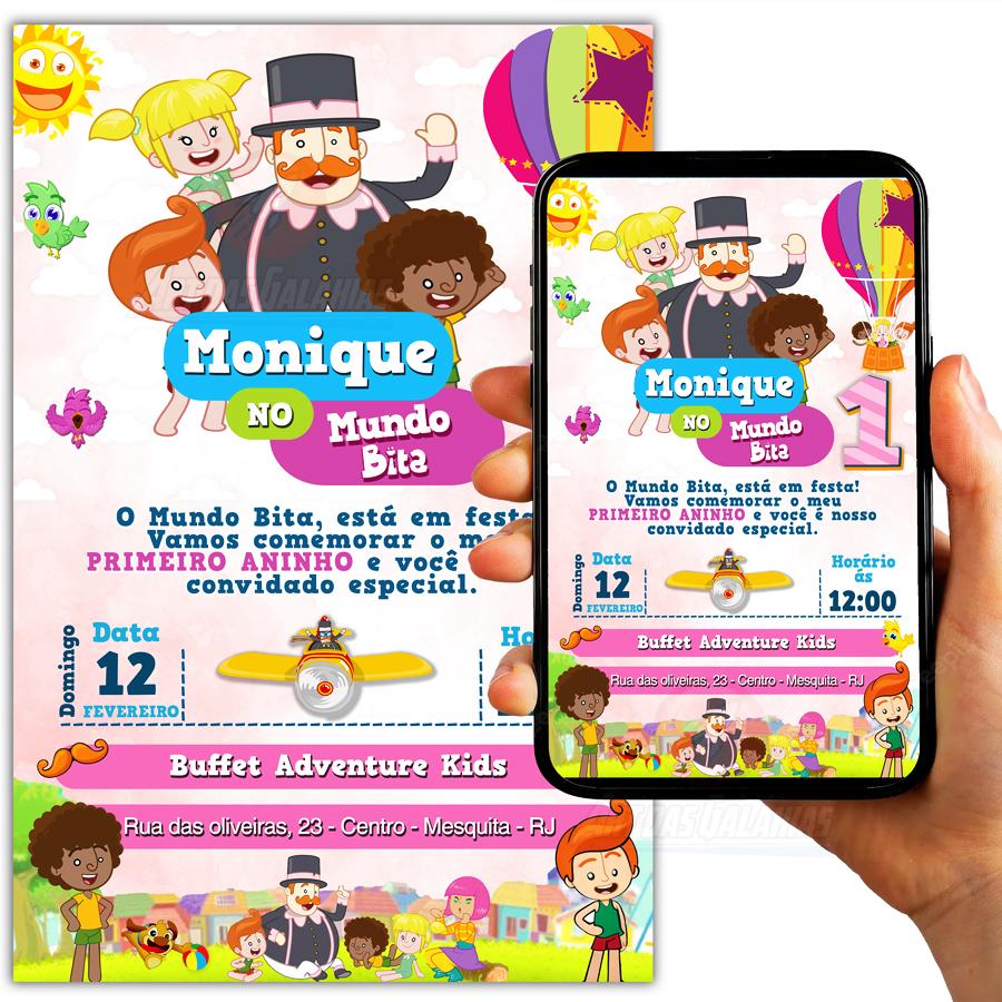 Convite Digital Mundo Bita