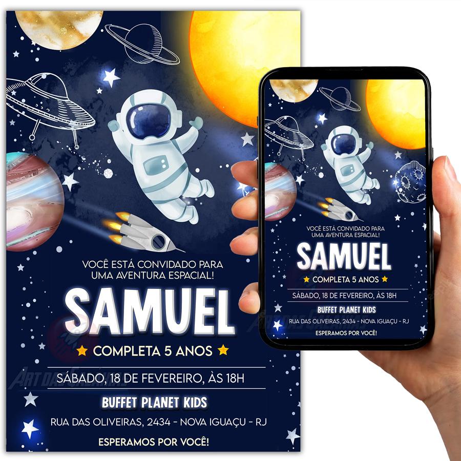 Convite Digital Astronauta