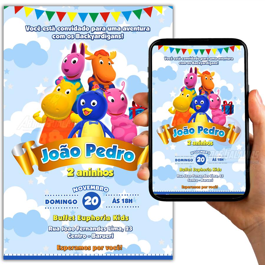 Convite Digital Backyardigans