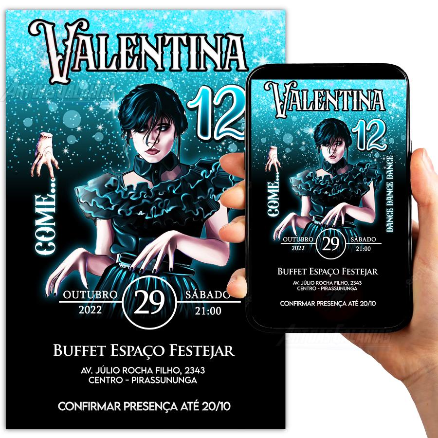 Convite Digital Wandinha