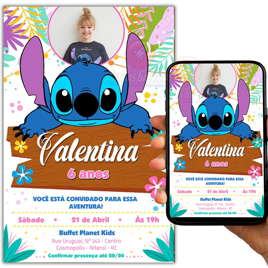 Convite Digital Stitch