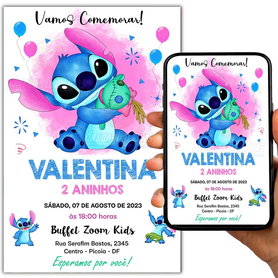 Convite Digital Stitch