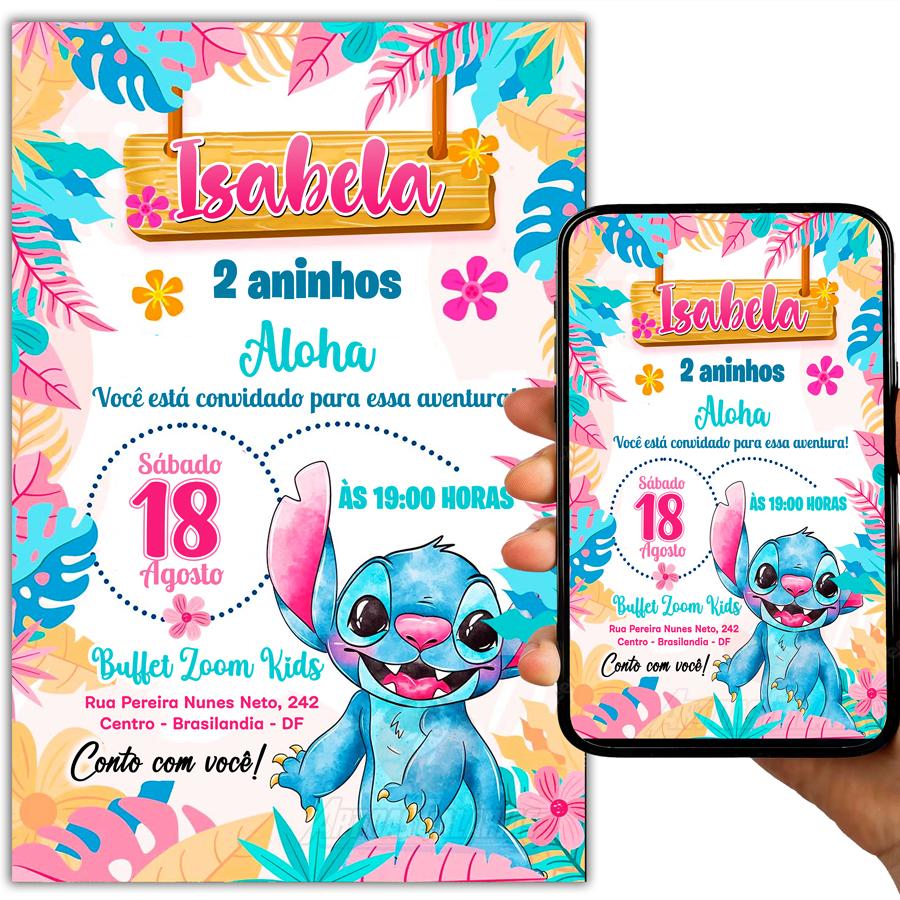 Convite Digital Stitch