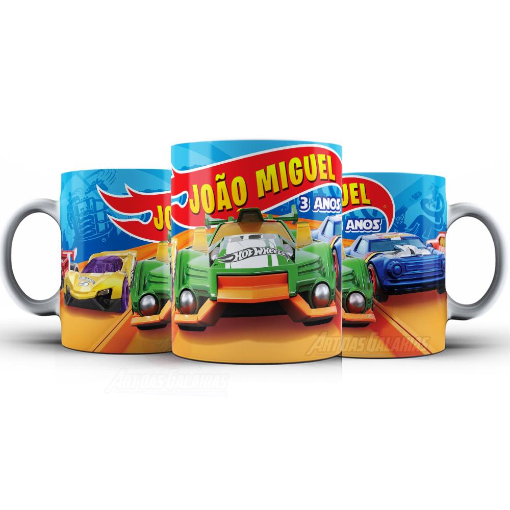 Caneca Hot Wheels Polímero Personalizada
