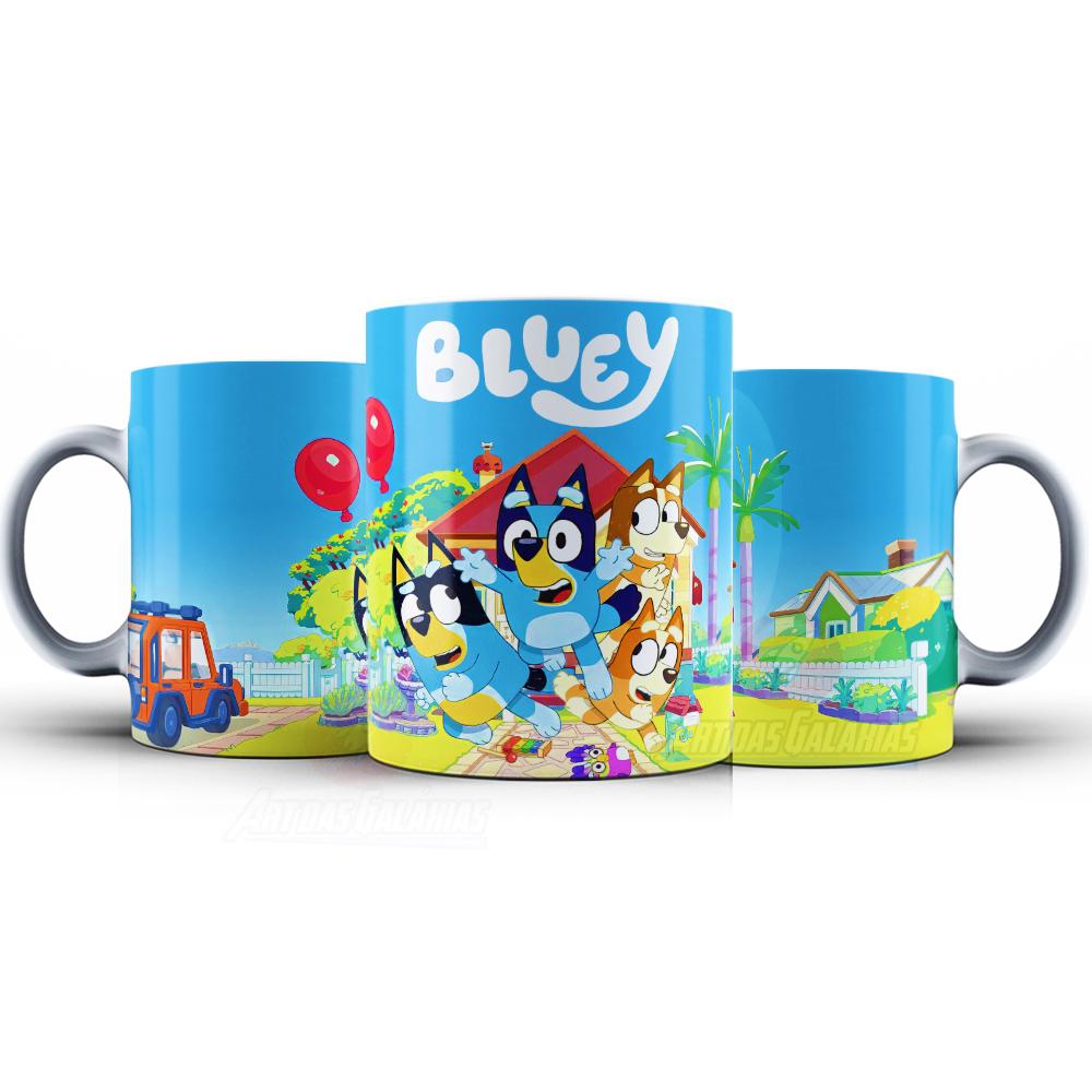 Caneca Bluey Polímero Personalizada