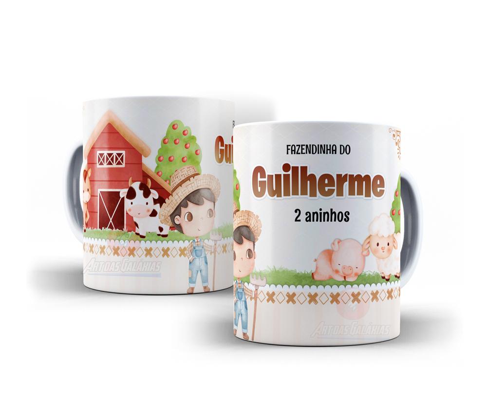Caneca Fazendinha Polímero Personalizada