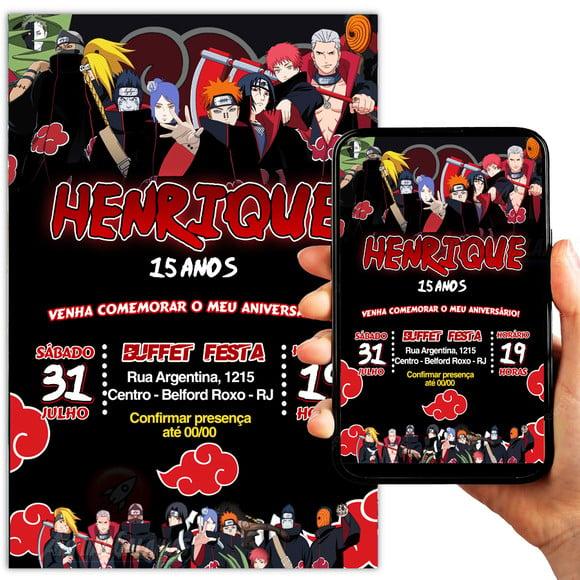 Convite Digital Akatsuki