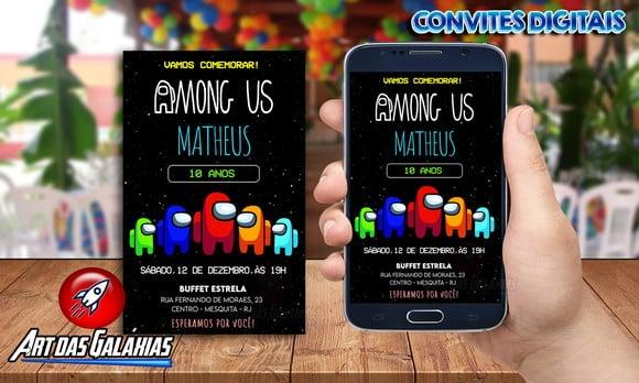 Convite Digital Among Us