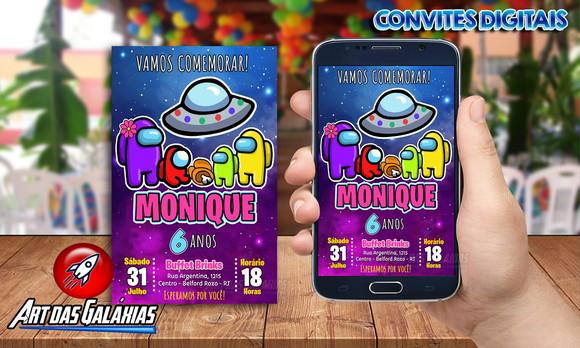 Convite Digital Among Us