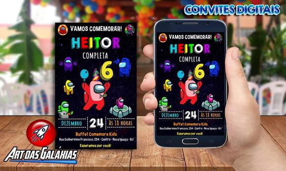 Convite Digital Among Us