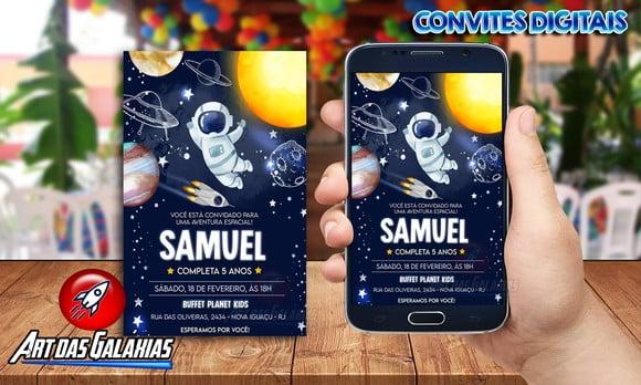 Convite Digital Astronauta