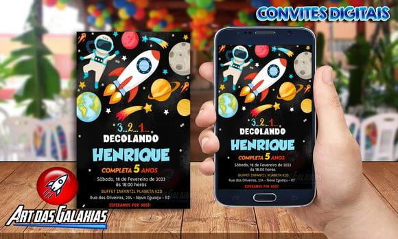Convite Digital Astronauta