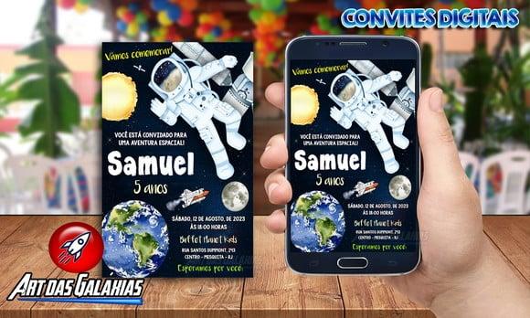 Convite Digital Astronauta