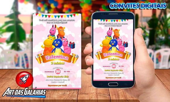 Convite Digital Backyardigans