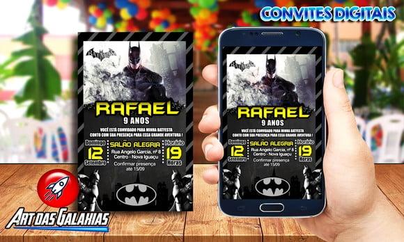 Convite Digital Batman MOD01