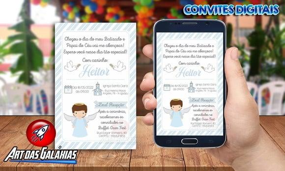 Convite Digital Batizado