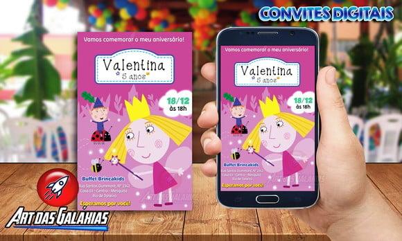 Convite Digital Ben e Holly