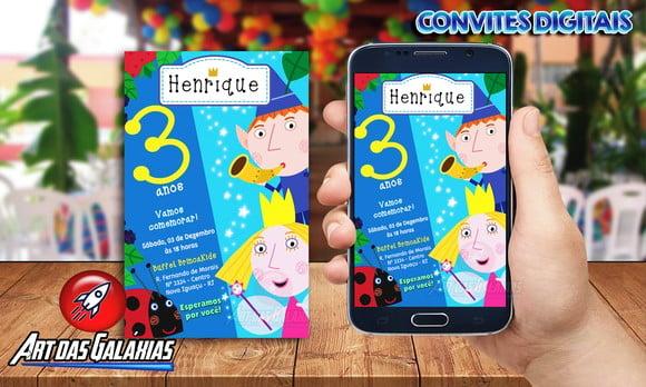 Convite Digital Ben e Holly
