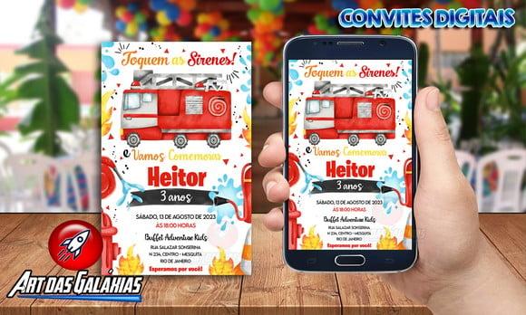 Convite Digital Bombeiros