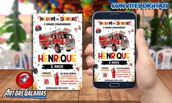 Convite Digital Bombeiros