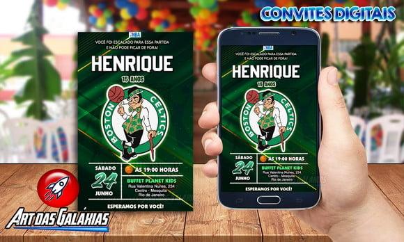 Convite Digital Boston Celtics