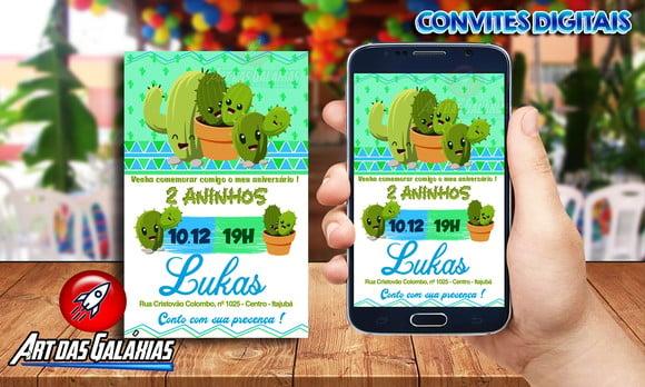 Convite Digital Cacto MOD01