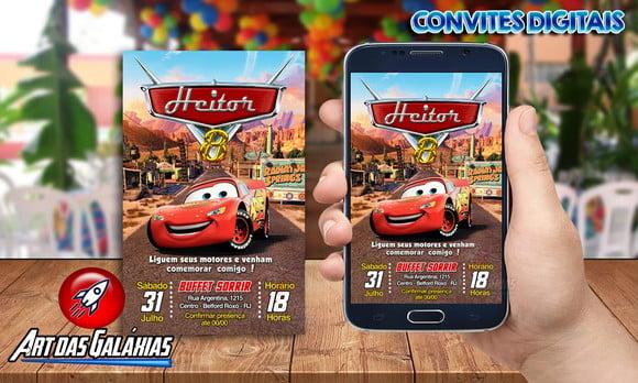 Convite Digital Carros MOD03