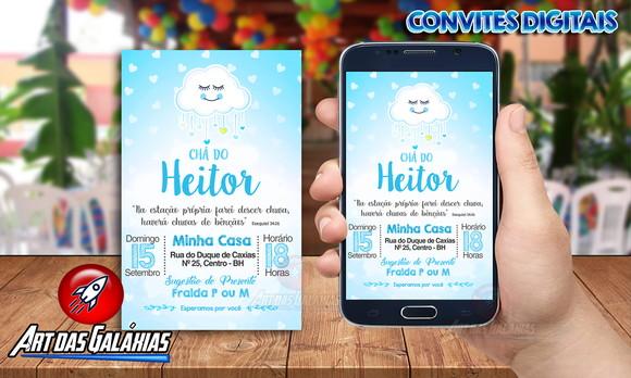 Convite Digital Chuva de Benção MOD01