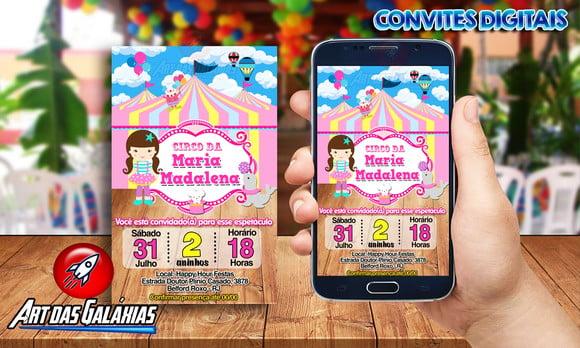 Convite Digital Circo MOD02