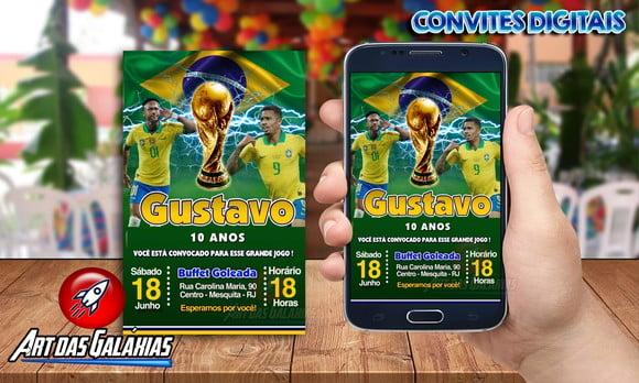 Convite Digital Copa Do Mundo