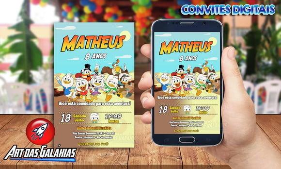 Convite Digital Ducktales