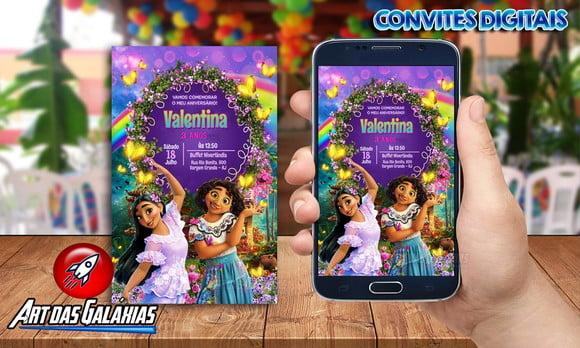 Convite Digital Encanto Mirabel e Isabela