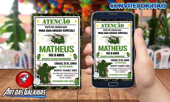 Convite Digital Exercito
