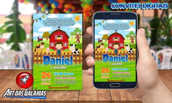 Convite Digital Fazendinha MOD1
