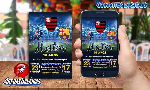 Convite Digital Futebol MOD1