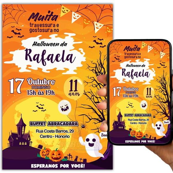 Convite Digital Halloween