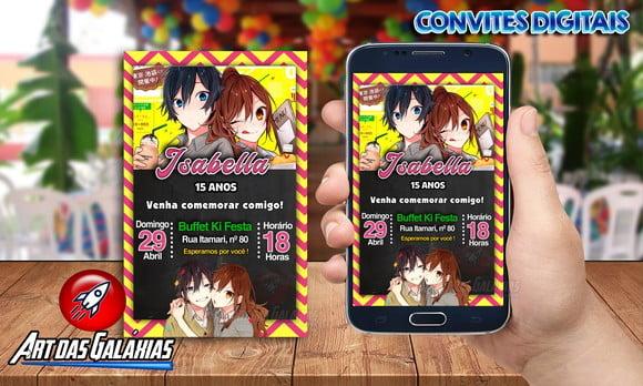 Convite Digital Horimiya