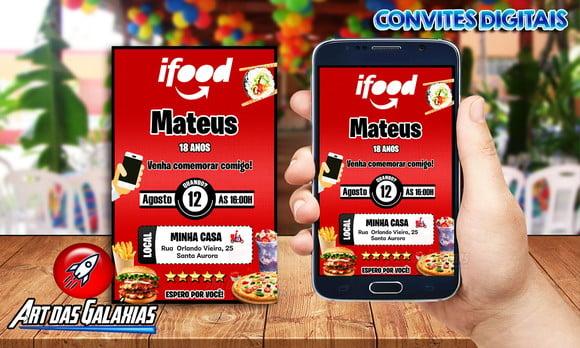 Convite Digital Ifood